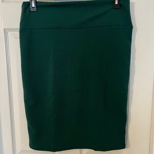 LuLaRoe Cassie Deep Green Pencil Skirt